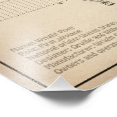 ライト・フライヤー – 飛行機の設計図スケッチ計画SD フォトプリント (角)