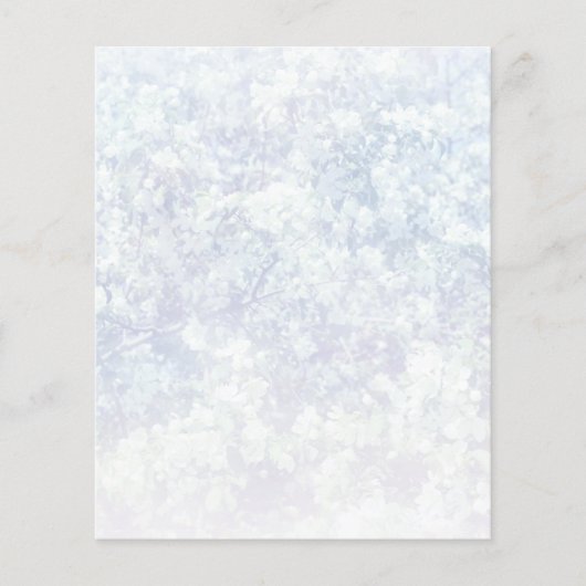 ライト フローラル テクスチャ背景テンプレート チラシ (正面)