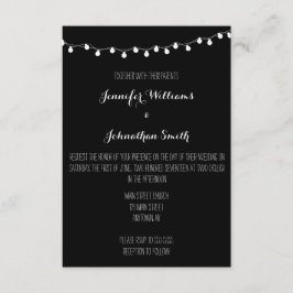 ライト モダン ウェディング 招待状