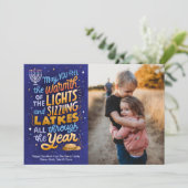 ライト&ラッツキーワンフォトハヌカー シーズンカード (スタンド正面)