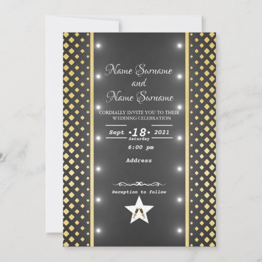 ライト 招待状 (正面)