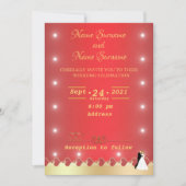 ライト（赤） 招待状 (正面)