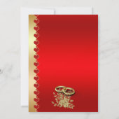 ライト（赤） 招待状 (裏面)