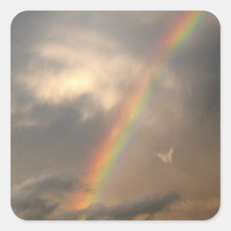 ライト（青空）のステッカーに スクエアシール