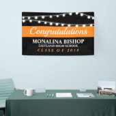 ライト|黒いオレンジの卒業生の一連 横断幕 (トレードショー)