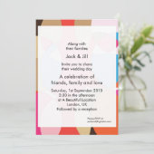 ライト 5x7 招待状 (スタンド正面)