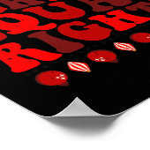 ライト&amp；平等な権利フェミニストパジャマプロchoi ポスター (角)