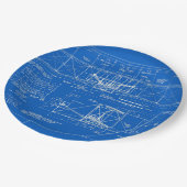 ライトBros。 "フライヤ"の青写真1903年 ペーパープレート (アングル)