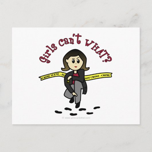 ライトCSIガール ポストカード (正面)