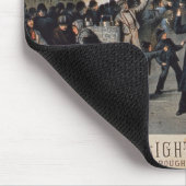 「ライトO」ロンドン」(色のlitho) マウスパッド (コーナー)