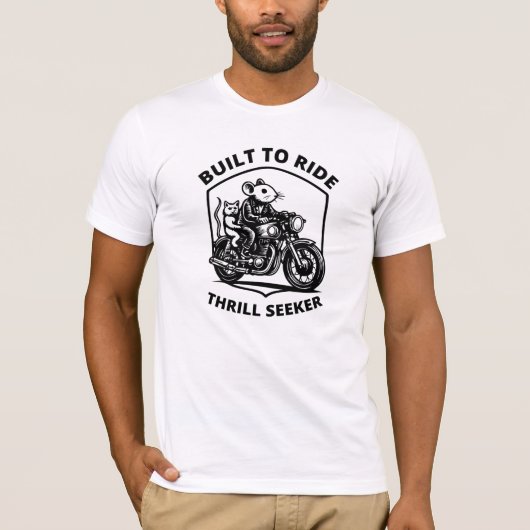 ライドに生きるスリルシーカー Tシャツ (正面)