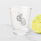 ライドまたはショット ショットグラス (裏面)