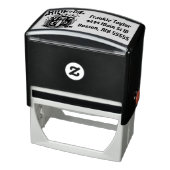 ライドまたはダイバイクもしくは自転車に乗る人 パーソナライズされた セルフインキングスタンプ (商品)