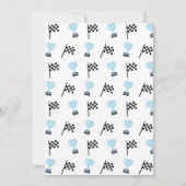 ライドオンオーバーカーレーステーマ誕生日招待状 招待状 (裏面)