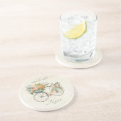 ライドバイ楽しむシクルヴィンテージボーホウォーターの色 コースター (側面)