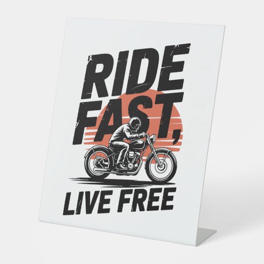 ライドファストライブサイクリストのTシャツ 台座サイン (正面)