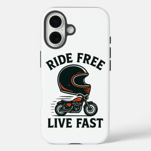 ライドフリーiPhone 16ケース – モーターサイクルアドベンチャー Case-Mate iPhoneケース (裏面)