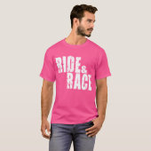 ライドレースモトクロスBmxボーイズガールズ Tシャツ (正面フル)