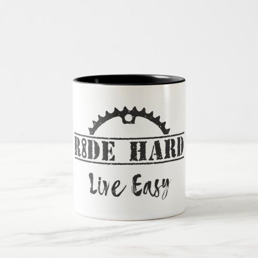 ライド懸命ライブ簡単サイクリング ツートーンマグカップ (中央)