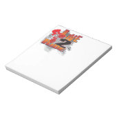 ライド2ライブBMXバイクもしくは自転車に乗る人 ノートパッド (回転)