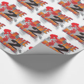 ライド2ライブBMXバイクもしくは自転車に乗る人 ラッピングペーパー (角)