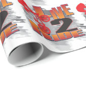 ライド2ライブBMXバイクもしくは自転車に乗る人 ラッピングペーパー (ロールコーナー)