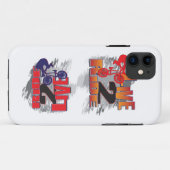 ライド2ライブBMXバイクもしくは自転車に乗る人 Case-Mate iPhoneケース (裏面(横))