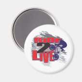 ライド2ライブBMXライダー マグネット (正面/裏面)