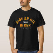 ライド・オア・ダイ・バイカー Tシャツ (正面)