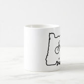 ライド オレゴン (サイクリング) コーヒーマグカップ (中央)