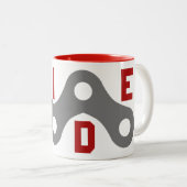 ライド(チェーン) ツートーンマグカップ (正面右)