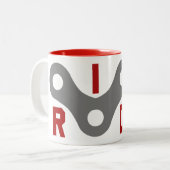 ライド(チェーン) ツートーンマグカップ (正面左)