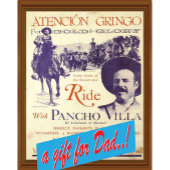 ライド🎖️パンチョヴィラヴィンテージメキシコのアートワーク ポスター