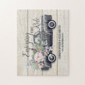 ライド・ピンク・フローラ ジグソーパズル (縦)