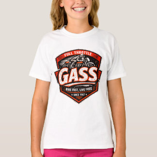 ライド・ファスト・リブ・フリー バイカーTシャツ Tシャツ