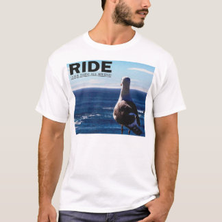 ライド Leave+Them+All+Behind カモメ 海 オシャレ Tシャツ