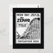 ライドatポンチャートレインビーチゼファー ポストカード (正面/裏面)