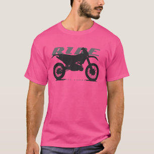 ライドKTM 200 EXEエンデューロ影 Tシャツ