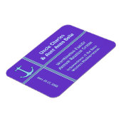 ライナーいかりパープルキャビンドアマーカー マグネット (左側)