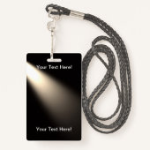 ライナード付きバッジ用ギターシルエット バッジ (裏面ランヤード)