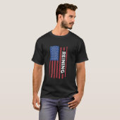 ライナー アメリカ国旗 レイニング Tシャツ (正面フル)