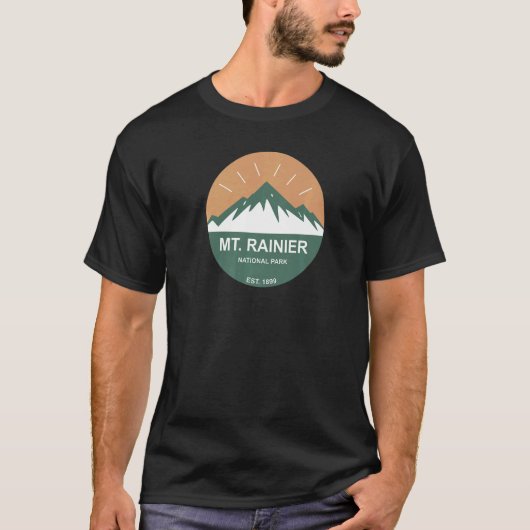 ライニエ山国立公園プレミアム_7 Tシャツ (正面)