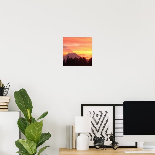 ライニエ山 ポスター (ホームオフィス)