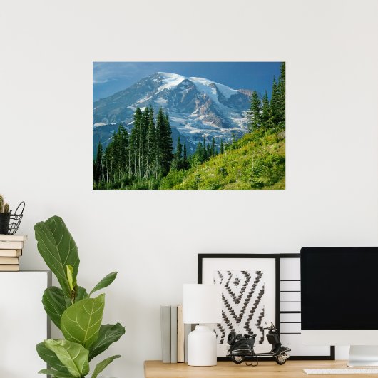 ライニエ山 ポスター (ホームオフィス)