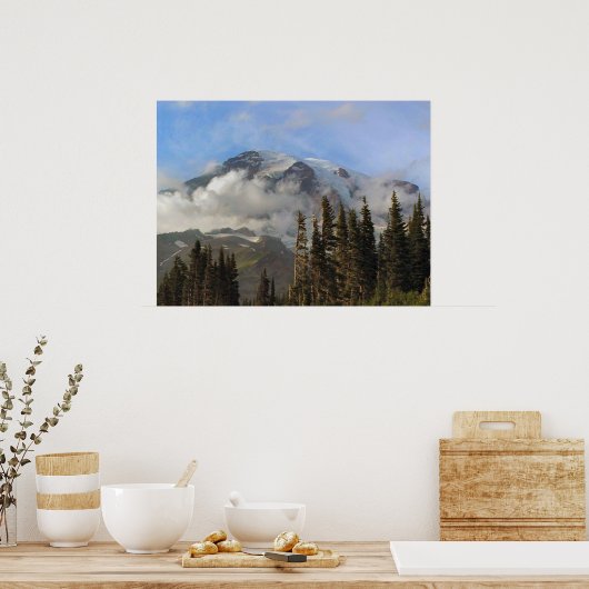 ライニエ山 ポスター (キッチン)