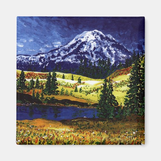 ライニエ山 マグネット (正面)