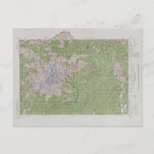 ライニエ山（1924年） ポストカード (正面)