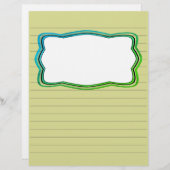 ライニングされたスクラップブック紙と写真ボックス (正面/裏面)