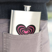 ライニングされたハート フラスク (インサイチュ)