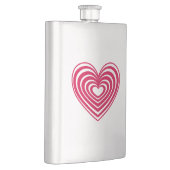 ライニングされたハート フラスク (右)